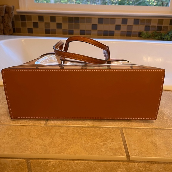 Zara transparent and leatherette tote bag - Picture 2 of 2